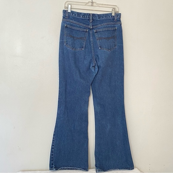Carolina Blues Denim Flared Leg High Waisted Jeans size 12 - Picture 7 of 12